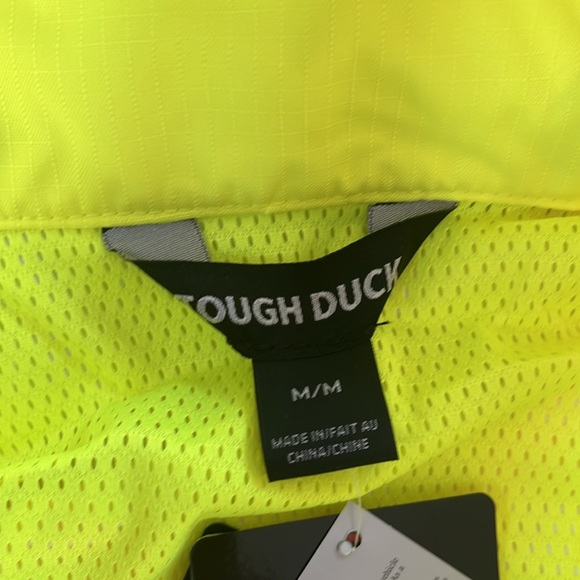 NWT Tough Duck Hi Vis Rain Coat - Picture 6 of 10